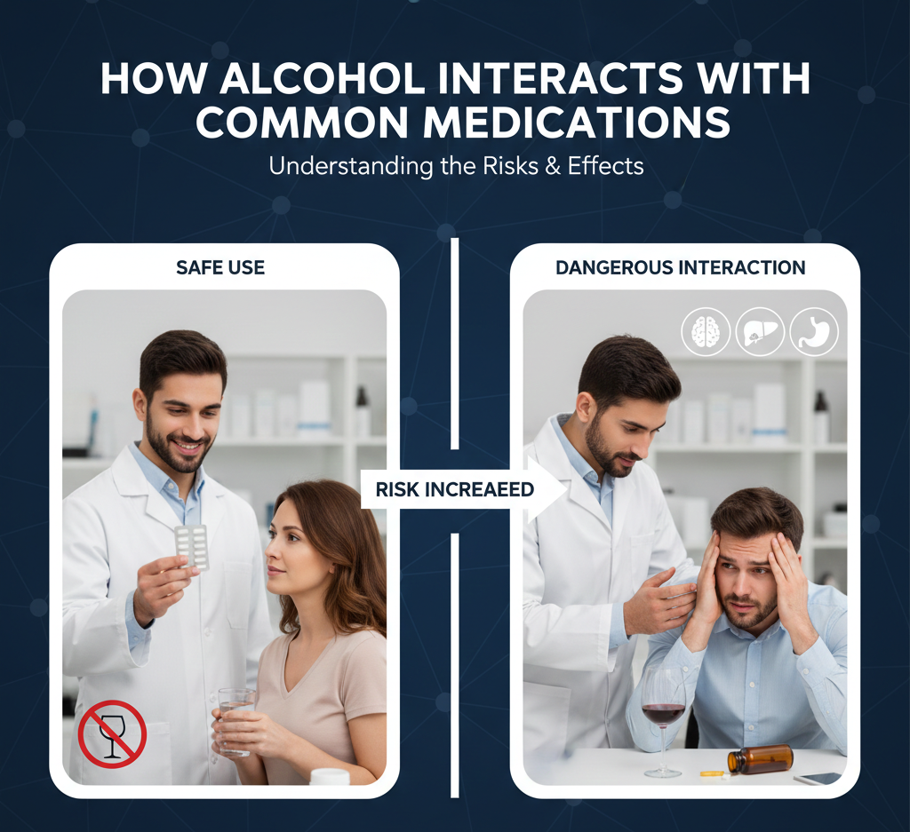 How Alcohol Interacts With Common Medications