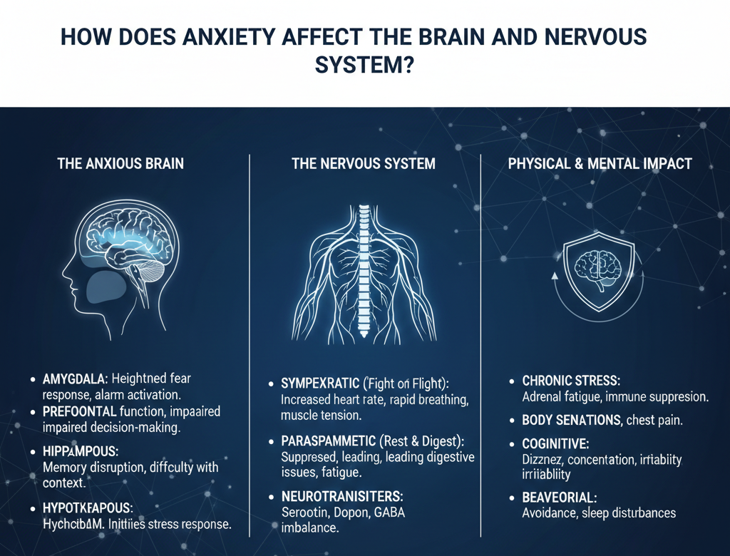 How Does Anxiety Affect the Brain and Nervous System