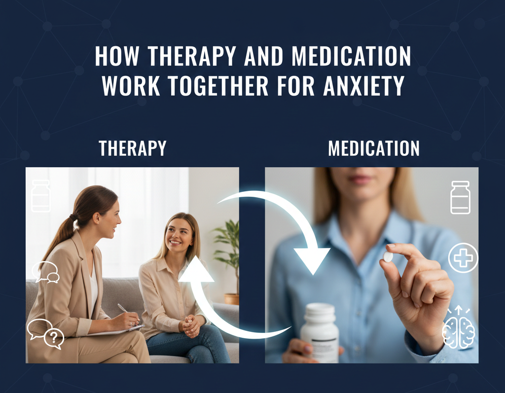 How Therapy and Medication Work Together for Anxiety