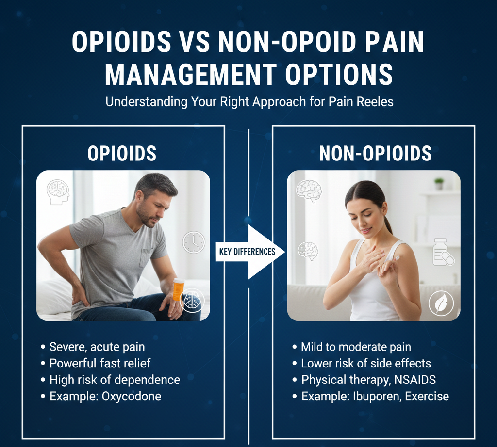 Opioids vs Non-Opioid Pain Management Options