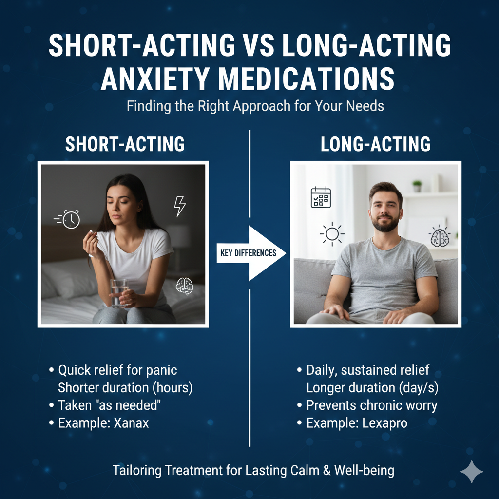 Short-Acting vs Long-Acting Anxiety Medications