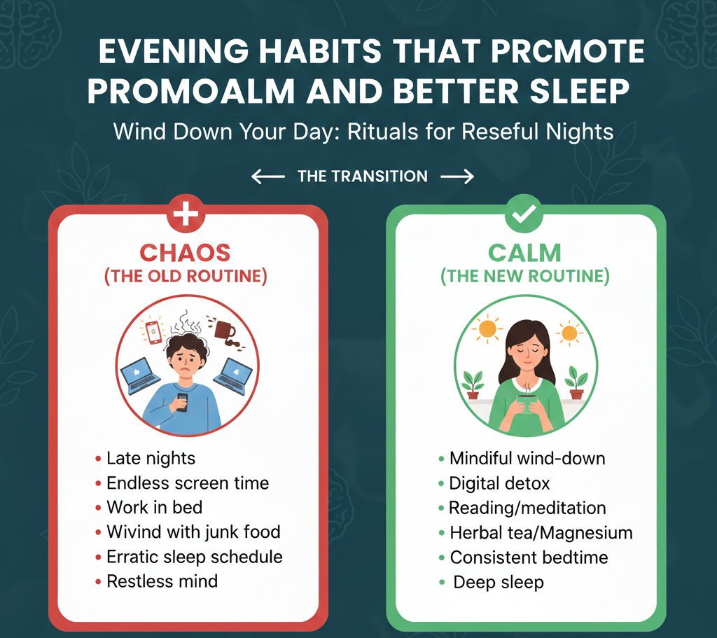 Evening Habits That Promote Calm and Better Sleep