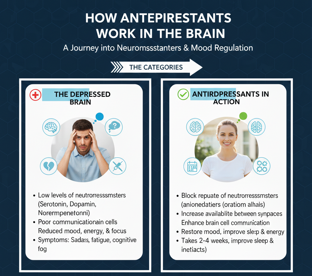How Antidepressants Work in the Brain