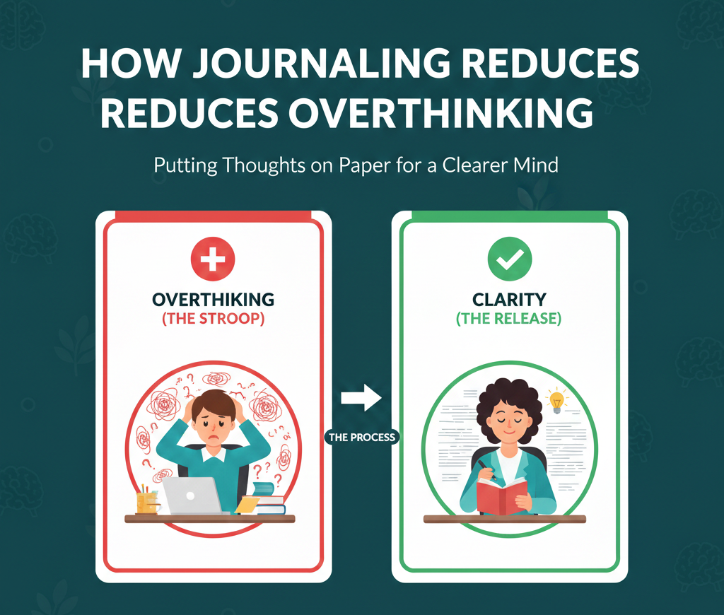 How Journaling Reduces Overthinking