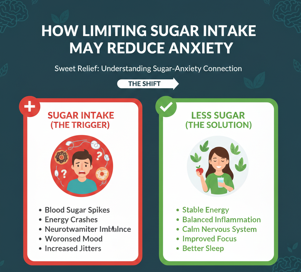 How Limiting Sugar Intake May Reduce Anxiety