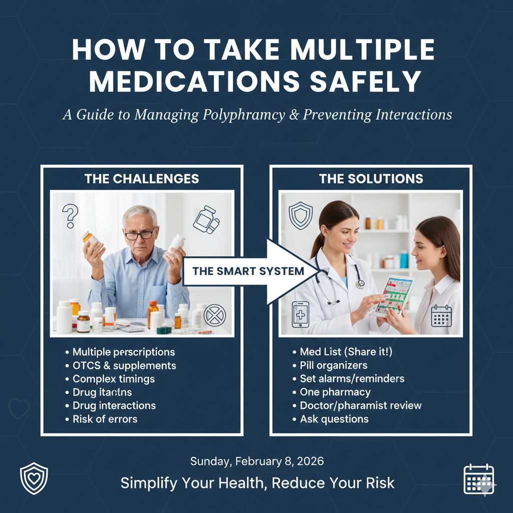 How to Take Multiple Medications Safely