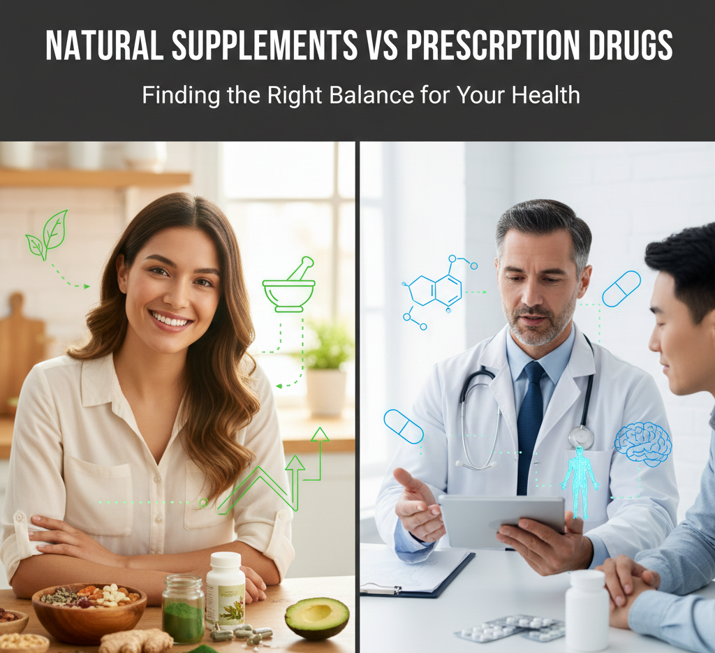 Natural Supplements vs Prescription Drugs