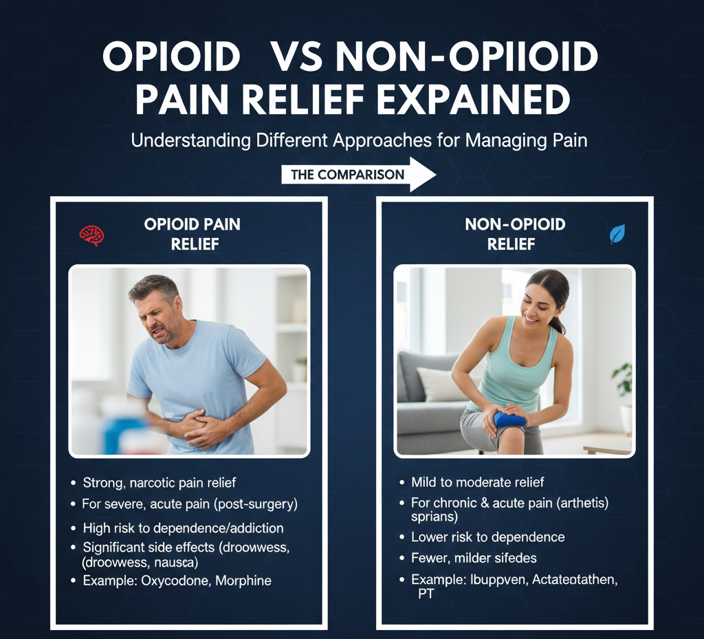 Opioid vs Non-Opioid Pain Relief Explained