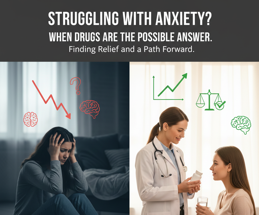 Struggling With Anxiety - When Drugs Are the Possible Answer