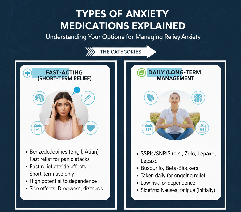 Types of Anxiety Medications Explained