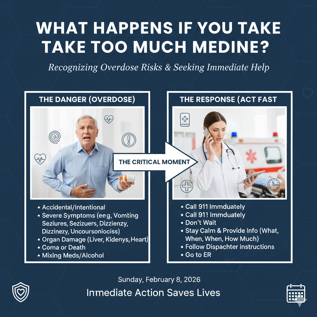 What Happens If You Take Too Much Medicine