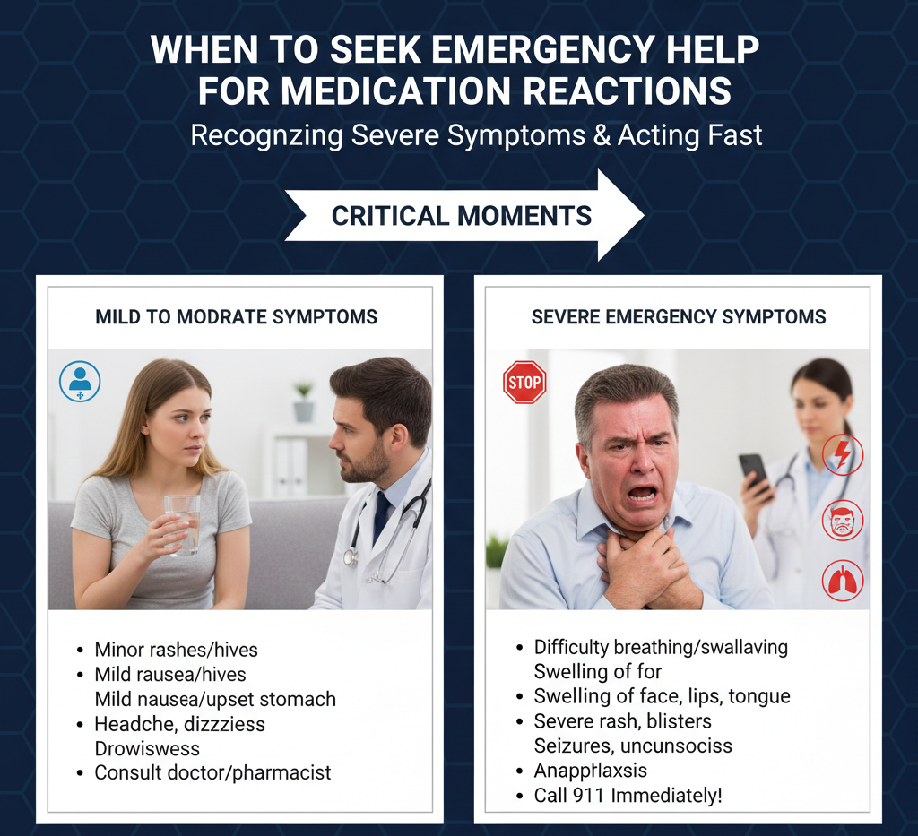 When to Seek Emergency Help for Medication Reactions